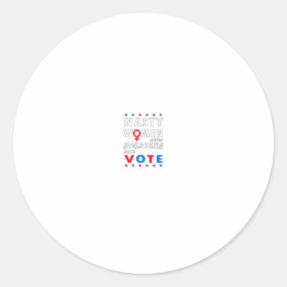 女子扱いにく衣服スニーカーと投票フェミニスト ラウンドシール