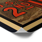 女子救済アメリカの息子ヴィンテージ軍債 ポスター (角)