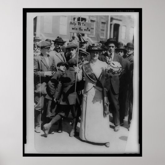 女子救済参政権に勝つために ポスター (正面)