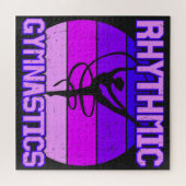 女子新動揺して体操  ジグソーパズル (横)