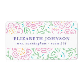 女子新学期フローララベル2 ラベル