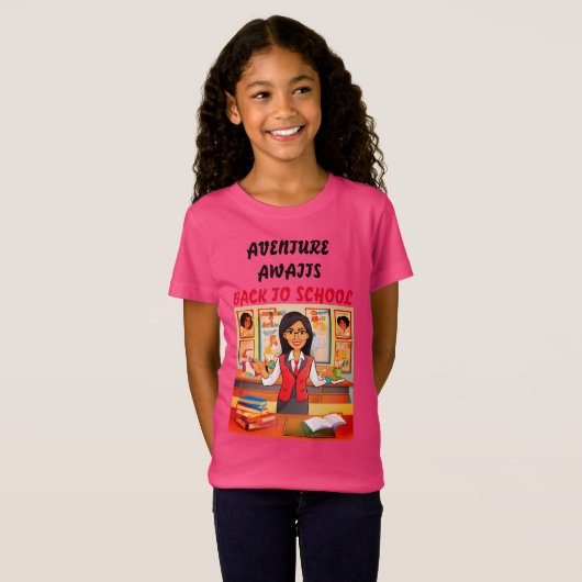 女子新学期Tシャツ Tシャツ (正面フル)