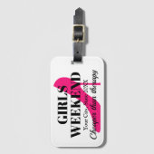 女子旅の目的地 ハイヒールL ラゲッジタグ (正面縦)
