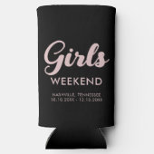 女子旅の行き先 ファン マッチング スリム缶クーラー (裏面)