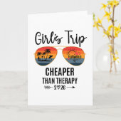 女子旅は治療より安い 2026年ハワイグループ カード (黄色い花)