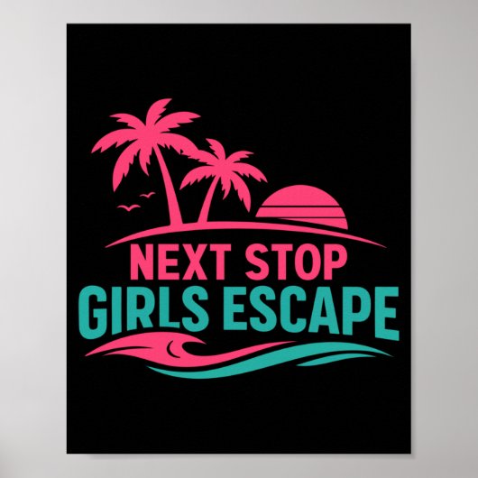 女子旅ビーチバカンスクルーズアイランド ポスター (正面)
