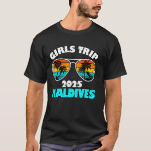 女子旅モルディブ2025 Tシャツ 女性 週末 誕生日