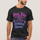 女子旅ラスベガスお揃いバースデーパーティーグッズ Tシャツ (正面)