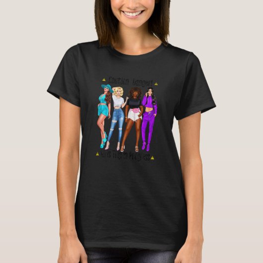 女子旅危険度進行バチェラー会パーティー Tシャツ (正面)