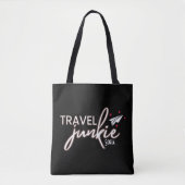 女子旅好き女子旅行カスタム トートバッグ (正面)