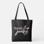 女子旅好き女子旅行カスタム トートバッグ (裏面)