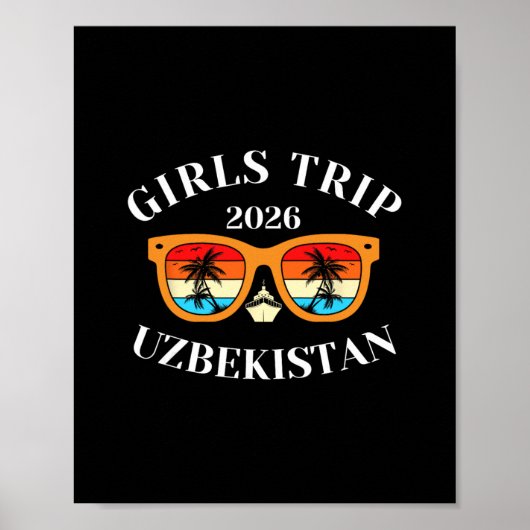 女子旅行 2026 ウズベキスタン 春休み 2026 クルーズ ポスター (正面)