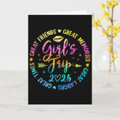 女子旅2025 最高の友達 笑い 思い出の時間 カード (黄色い花)