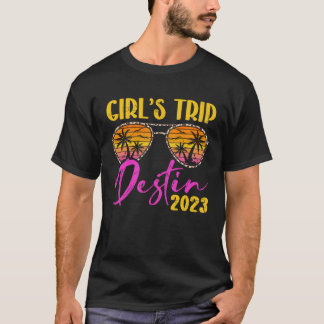 女子旅 デスティン フロリダ 2023 お揃いの独身最後の旅 Tシャツ