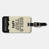 女子旅 2022 女子だけの週末バケーション ラゲッジタグ (正面横)