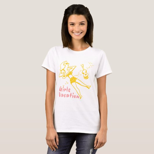 女子旅 Tシャツ (正面フル)