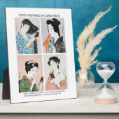 女子日本のポートレート – 橋口五葉 フォトプラーク (側面)