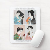 女子日本のポートレート – 橋口五葉 マウスパッド (マウス)