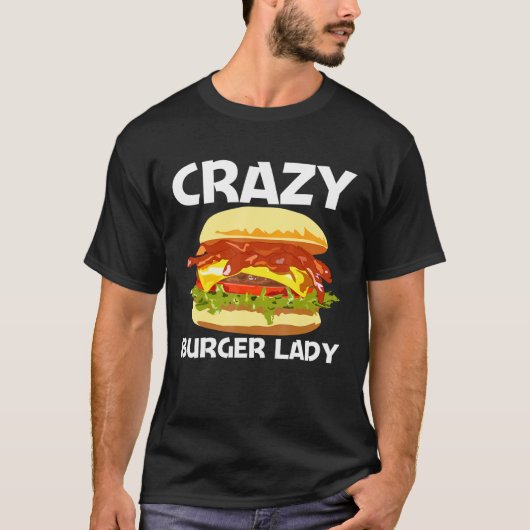 女子最高のモマハンバーグサンド用バーガーデザイン Tシャツ (正面)