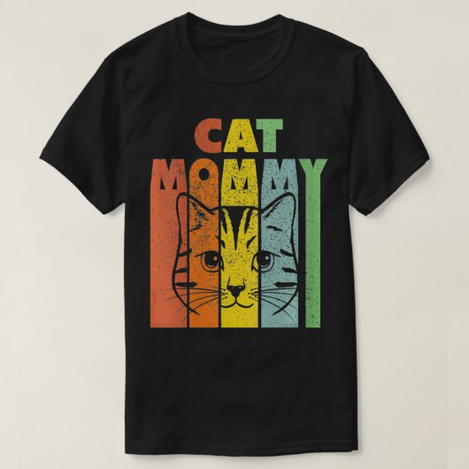 女子最高の猫ママ猫ママ猫M Tシャツ (デザイン正面)