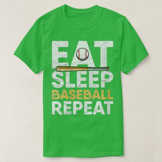 女子最高の野球食べ男子寝野球レピア Tシャツ (デザイン正面)