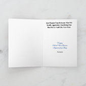 女子校バスドライバーサンキューカード サンキューカード (内部)