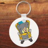 女子校バス運転手 キーホルダー (正面)