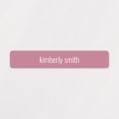 女子校保育園の名称 ラベル (デザイン1)