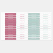 女子校保育園の名称 ラベル (シート)