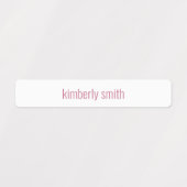 女子校保育園の名称 ラベル (デザイン2)