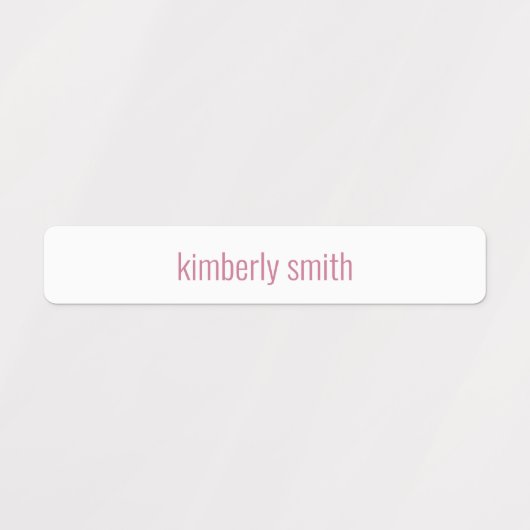 女子校保育園の名称 ラベル (デザイン2)