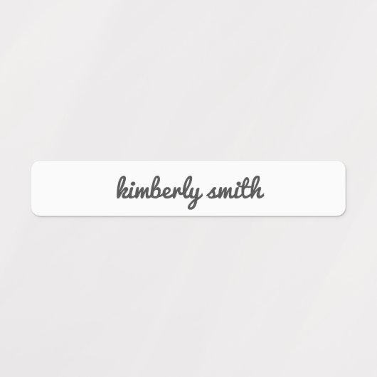 女子校名ラベル ラベル (デザイン2)