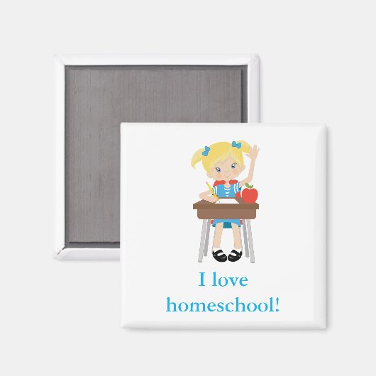 女子校生の保育園 マグネット (正面/裏面)