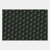 女子武術アーツ – ガールズカラートクリスマスツリー ラッピングペーパーシート (正面3)