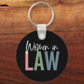 女子法科レトロ弁護士法科生 キーホルダー (正面)