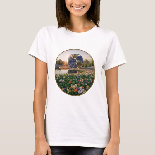 女子独占的Tシャツ販売：トレンディースタイル。 Tシャツ (正面)