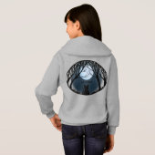 女子猫好きシャツファットキャットキッズスウェットシャツ (裏面フル)