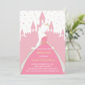 女子王室のパーティーカード 招待状 (スタンド正面)