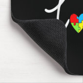 女子男性へ自閉症意識Tプラスサイズ マウスパッド (コーナー)