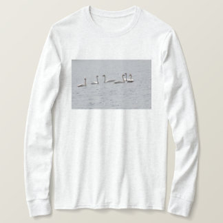 女子白鳥Tシャツ長袖 Tシャツ