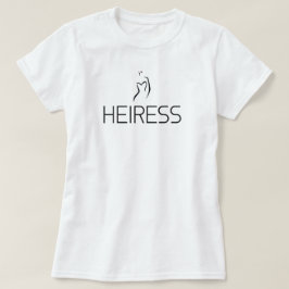 女子相続人のTシャツ Tシャツ