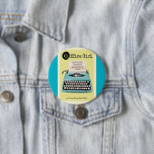 女子社員ボタン 缶バッジ (インサイチュ)