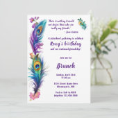 女子祝友友誕生日ブランチ 招待状 (スタンド正面)