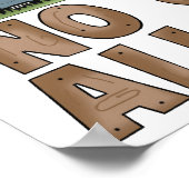 女子禁止ツリーハウスポスター ポスター (角)