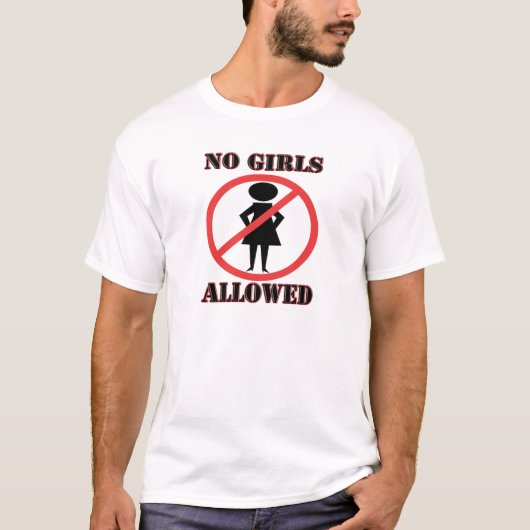 女子禁止 Tシャツ (正面)
