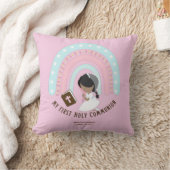 女子第一聖聖聖聖歌虹の風刺画 クッション (ブランケット)