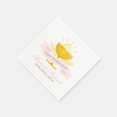 女子第一聖餐式 スタンダードカクテルナプキン (角)