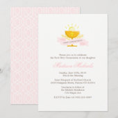 女子第一聖餐式 招待状 (正面/裏面)