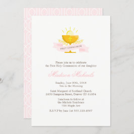 女子第一聖餐式 招待状