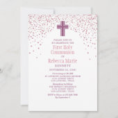 女子第一聖餐式 招待状 (正面)
